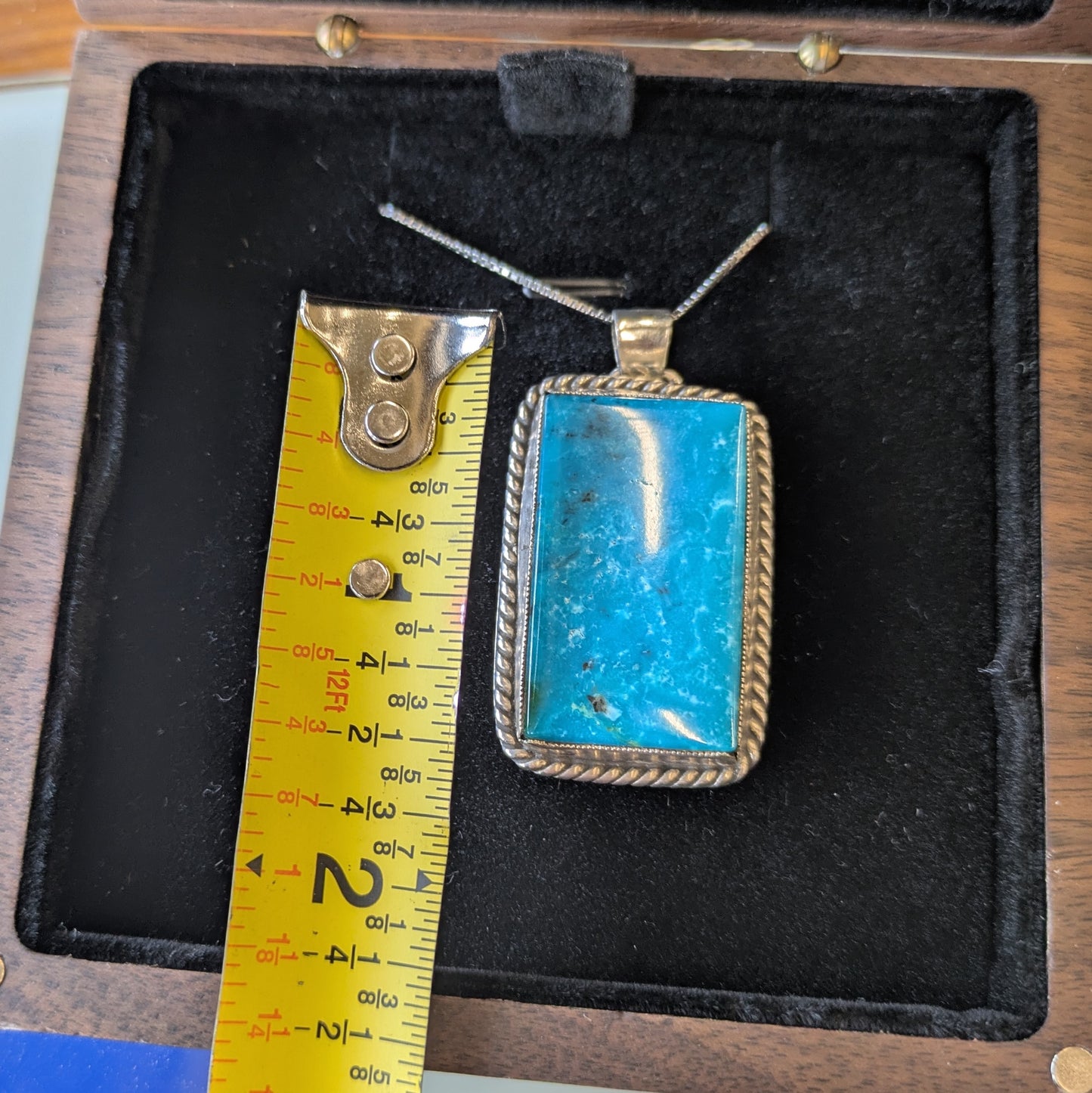 Mark Chee Vintage Turquoise Pendant
