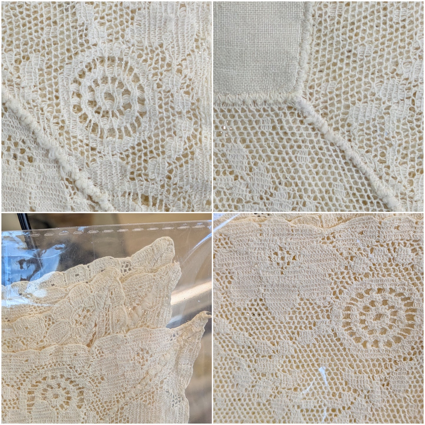 Irish Lace Crocheted Hankie