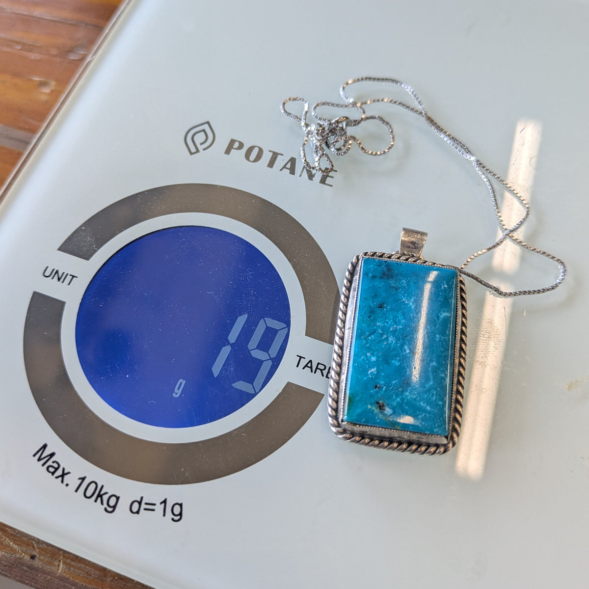 Mark Chee Vintage Turquoise Pendant