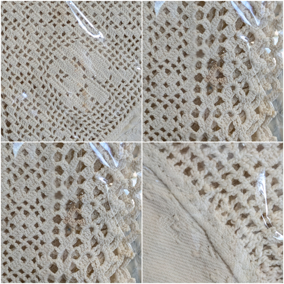 Vintage Fillet Crochet Hankie