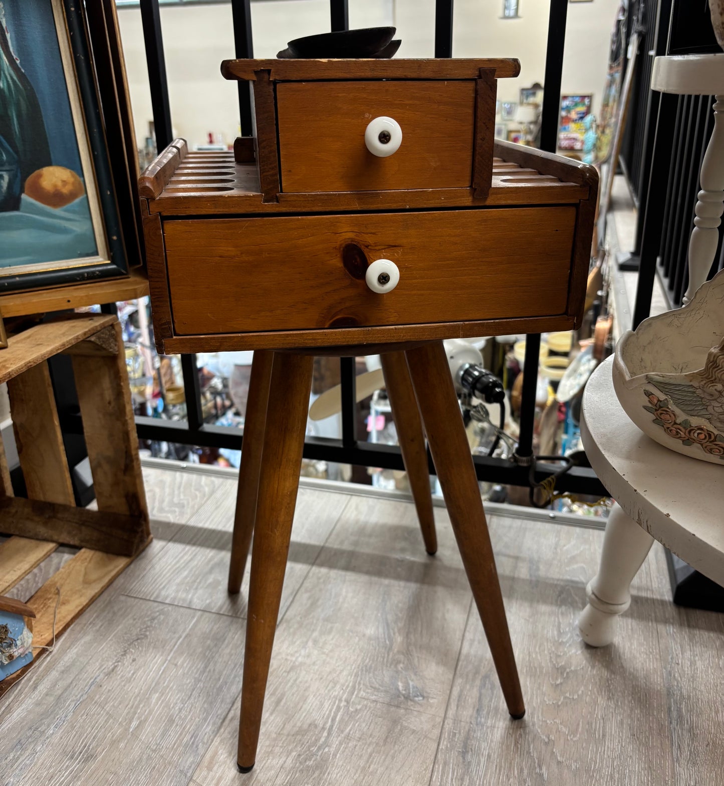 MCM Pipe Display with cast iron foot